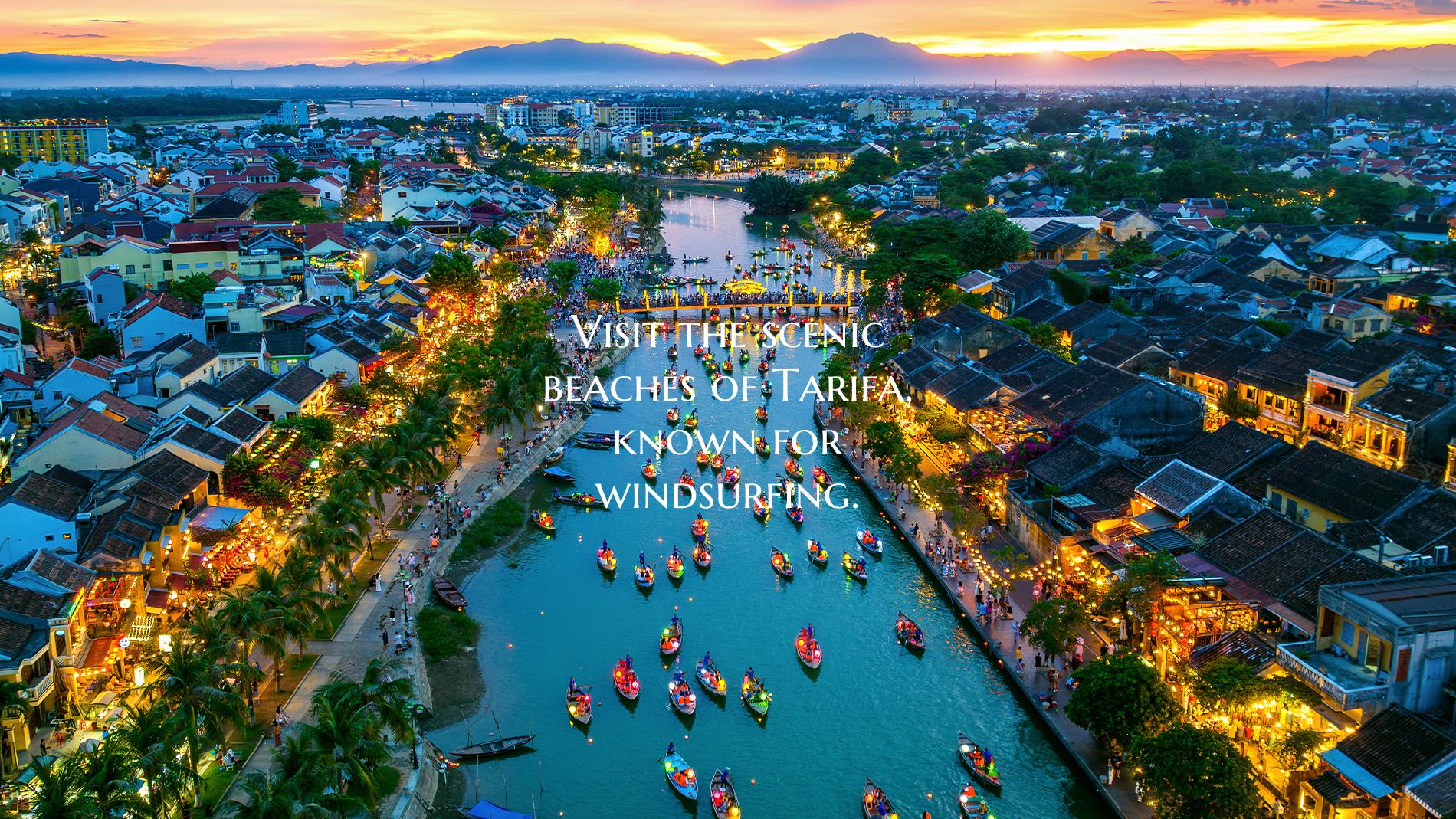 Visit the scenic beaches of Tarifa, known for wind...