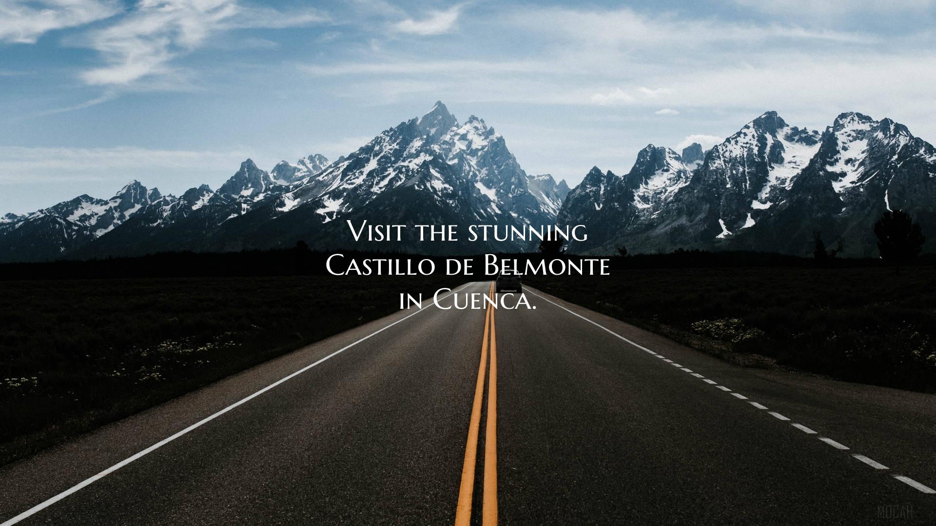 Visit the stunning Castillo de Belmonte in Cuenca.