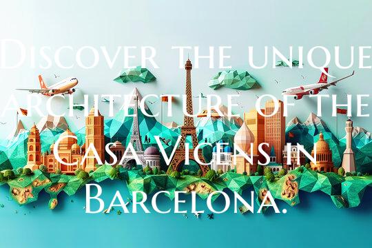 Discover the unique architecture of the Casa Vicen...