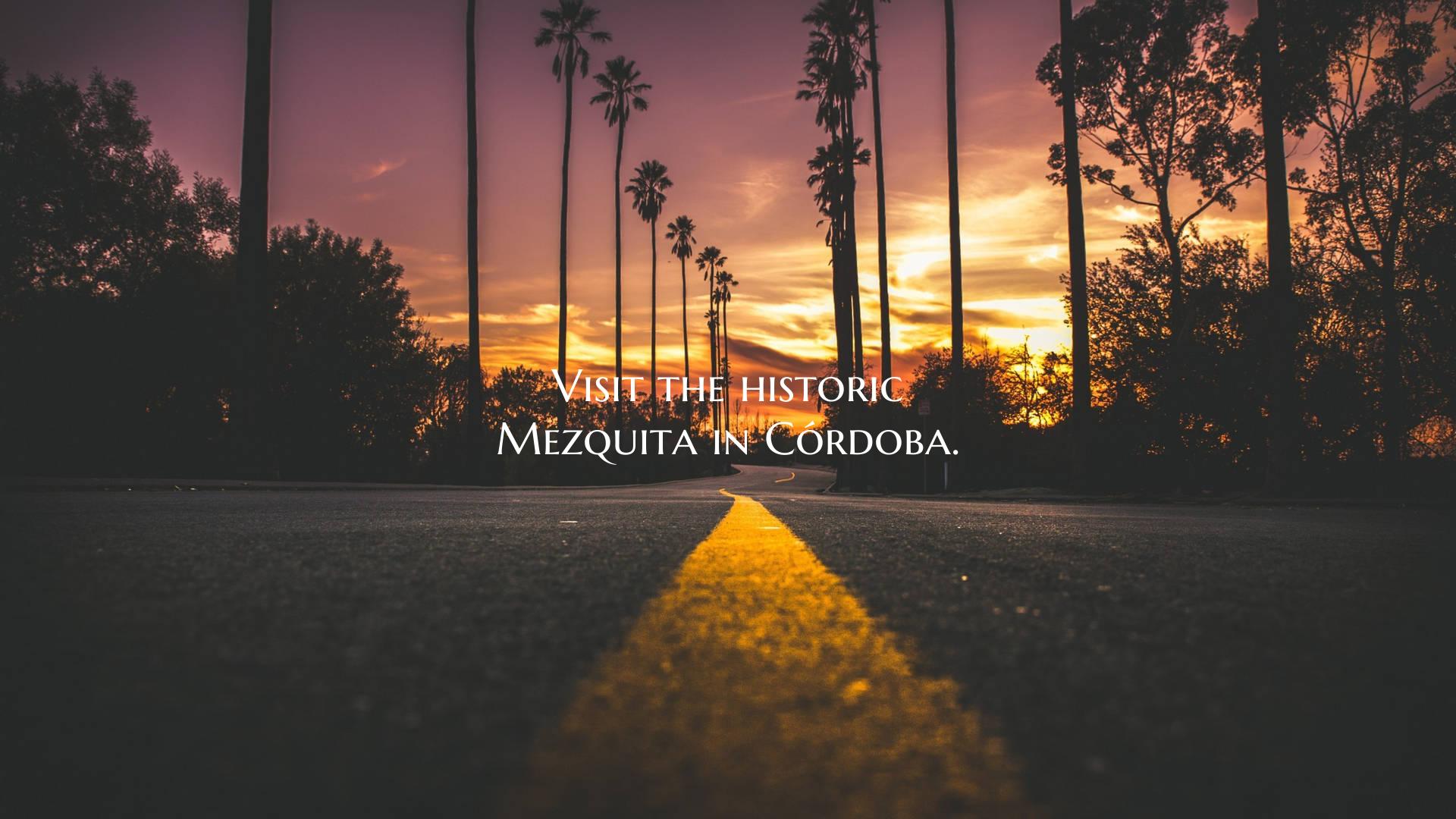 Visit the historic Mezquita in Córdoba.