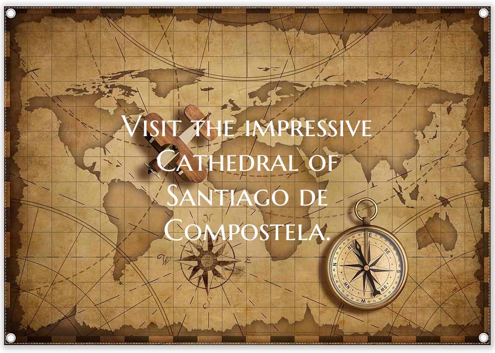Visit the impressive Cathedral of Santiago de Comp...